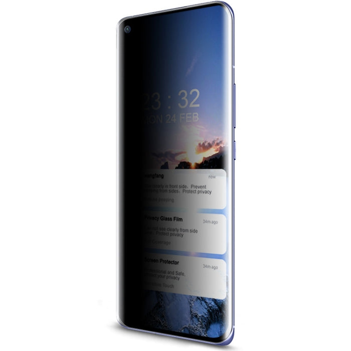 Película de vidrio templado antirreflejo de privacidad curvada IMAK 3D, For OnePlus 9 Pro 5G, For Xiaomi Mi 10S / 10 Ultra, For Xiaomi Mi 11 Pro / 11 Ultra