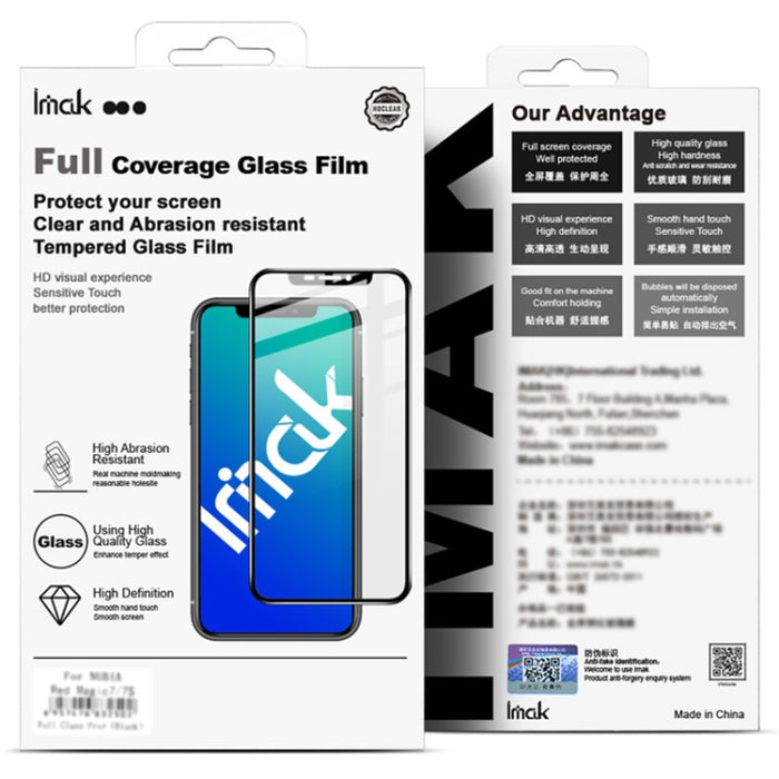 Película de vidrio templado antirreflejo de privacidad curvada IMAK 3D, For OnePlus 9 Pro 5G, For Xiaomi Mi 10S / 10 Ultra, For Xiaomi Mi 11 Pro / 11 Ultra