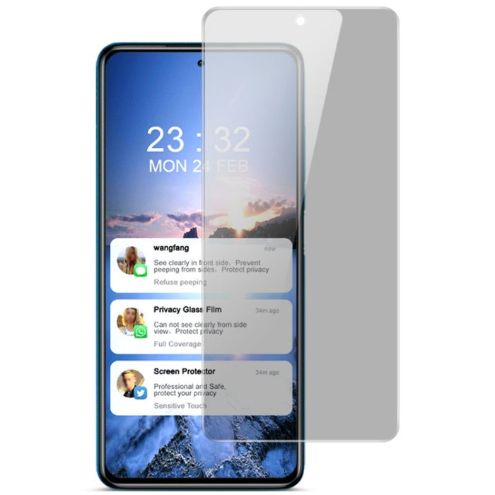 Película protectora de vidrio templado antiespía IMAK HD, For OnePlus 9 Pro 5G, For OPPO F19 Pro / F19 Pro+ 5G / Find X3 Lite / Reno5 Z  / Reno5 F, For Xiaomi Redmi K40 / K40 Gaming, For Motorola Moto G9 Power, For Nokia G10 / G20 / 1.4 / 2.4 / 5.3    ...