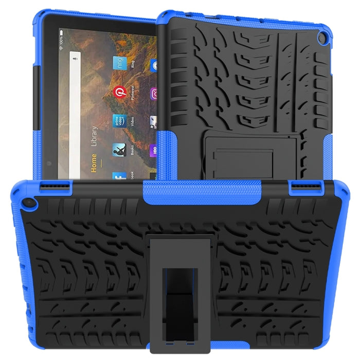 Estuche protector de TPU + PC a prueba de golpes con textura de neumático con soporte, For Xiaomi Redmi Note 10 5G, For Samsung Galaxy A22 5G, For Amazon Fire HD 10 2021