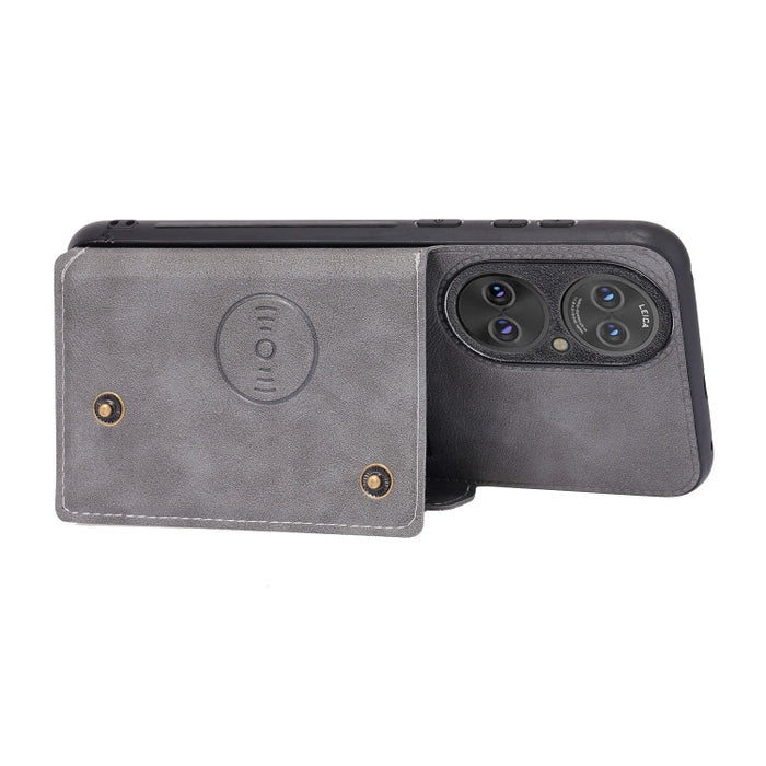 Estuche protector magnético a prueba de golpes con doble hebilla PU + TPU con ranura para tarjeta y soporte, For Huawei P50, For OPPO K9, For OPPO Reno6, For Xiaomi Redmi K40 Gaming, For Xiaomi Redmi Note 10 Pro 5G, For Xiaomi Redmi Note 10 5G         ...