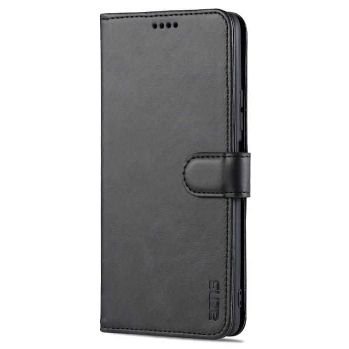 AZNS Skin Feel Calf Texture Funda de cuero con tapa horizontal con ranuras para tarjetas y soporte y billetera, For Xiaomi Redmi Note 9 4G, For Xiaomi Poco M3, For Xiaomi Redmi Note 10 Pro Max