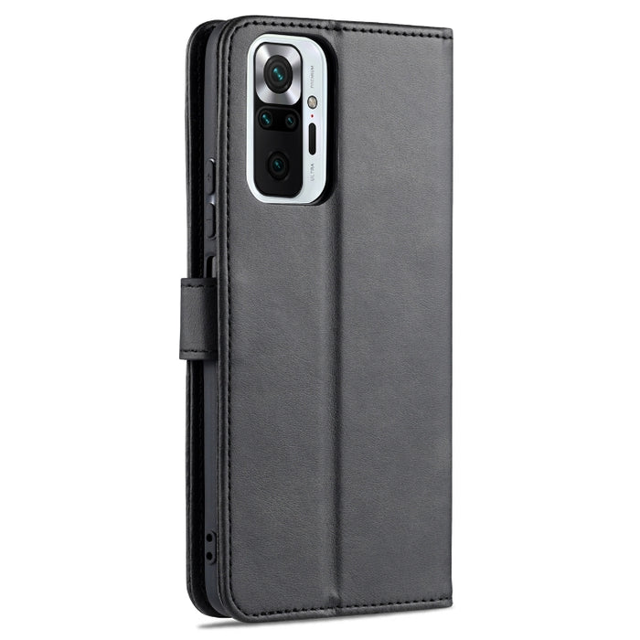 AZNS Skin Feel Calf Texture Funda de cuero con tapa horizontal con ranuras para tarjetas y soporte y billetera, For Xiaomi Redmi Note 9 4G, For Xiaomi Poco M3, For Xiaomi Redmi Note 10 Pro Max
