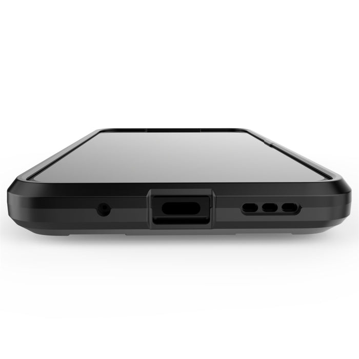 War Chariot Series Armor Todo incluido a prueba de golpes PC + TPU Funda protectora con soporte invisible, For Xiaomi Redmi Note 10 5G
