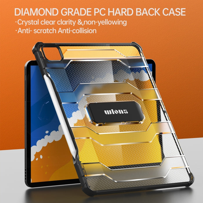 Estuche protector de PC + TPU de la serie Explorer de wlons con soporte plegable