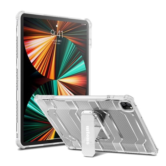 Estuche protector de PC + TPU de la serie Explorer de wlons con soporte plegable