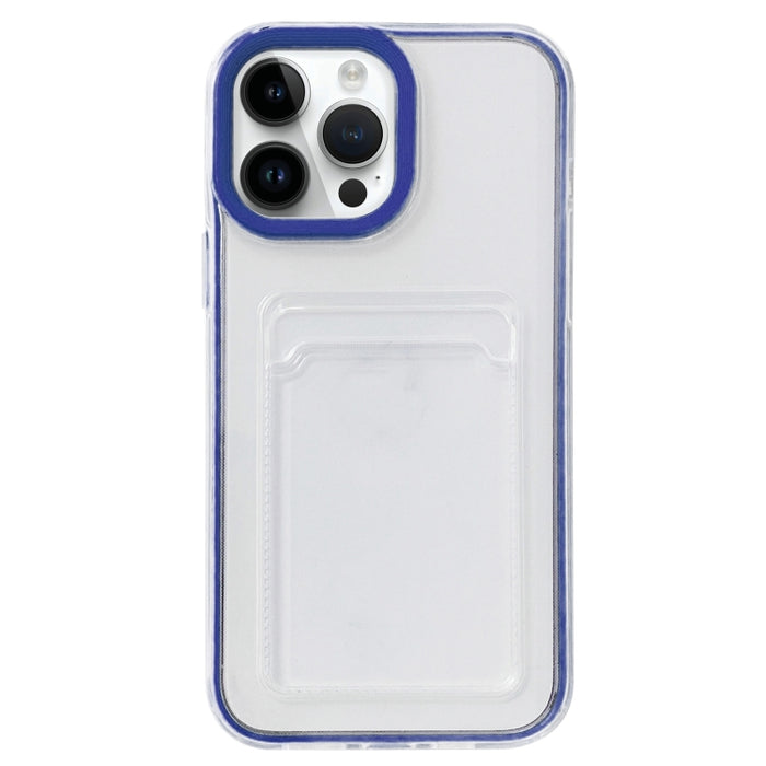 Cobertura completa 360 Clear PC + TPU Estuche protector a prueba de golpes con ranura para tarjeta