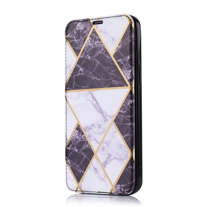 Estuche de cuero con tapa horizontal de PU + TPU chapado en bronce con soporte y ranura para tarjeta