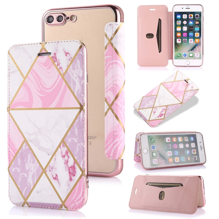 Estuche de cuero con tapa horizontal de PU + TPU chapado en bronce con soporte y ranura para tarjeta