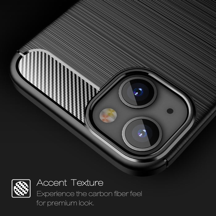 Estuche de TPU de fibra de carbono con textura cepillada, For Motorola Moto G Stylus 2021 5G, For iPhone 13, For iPhone 13 mini, For iPhone 13 Pro, For iPhone 13 Pro Max