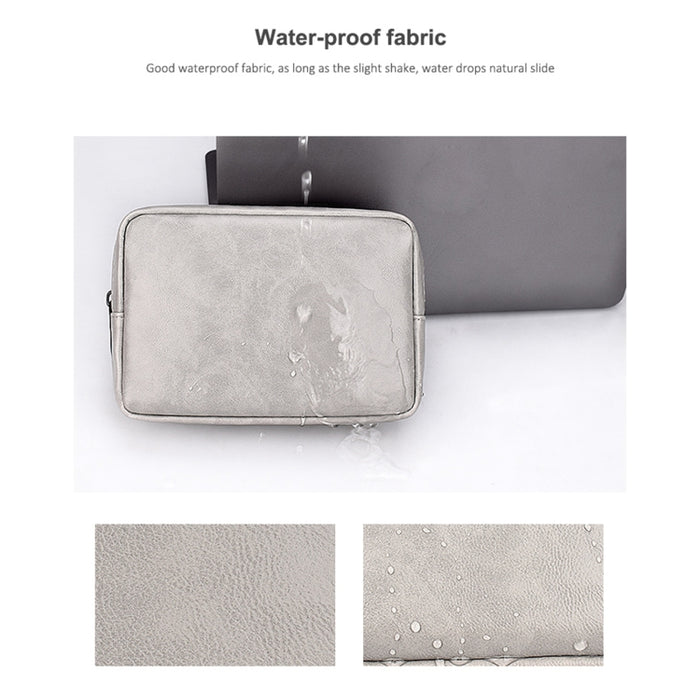 Bolsa de cuero para accesorios digitales portátiles DY03