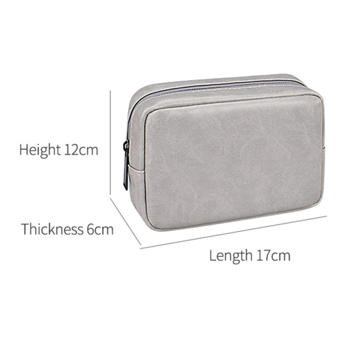 Bolsa de cuero para accesorios digitales portátiles DY03