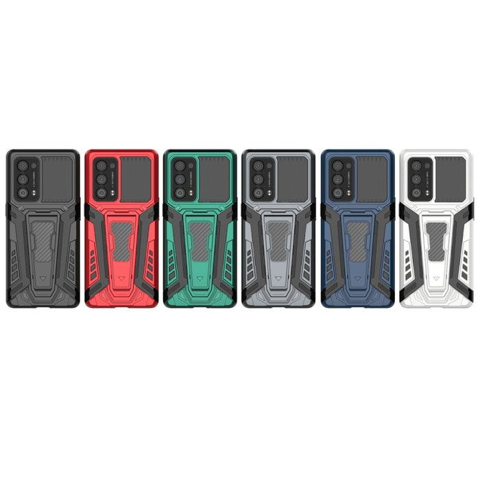 War Chariot Series Armor Todo incluido a prueba de golpes PC + TPU Funda protectora con soporte invisible, For OPPO Reno6 Pro+ 5G, For Xiaomi Redmi K40 Gaming, For Samsung Galaxy F52 5G