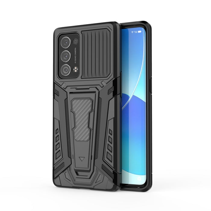 War Chariot Series Armor Todo incluido a prueba de golpes PC + TPU Funda protectora con soporte invisible, For OPPO Reno6 Pro+ 5G, For Xiaomi Redmi K40 Gaming, For Samsung Galaxy F52 5G