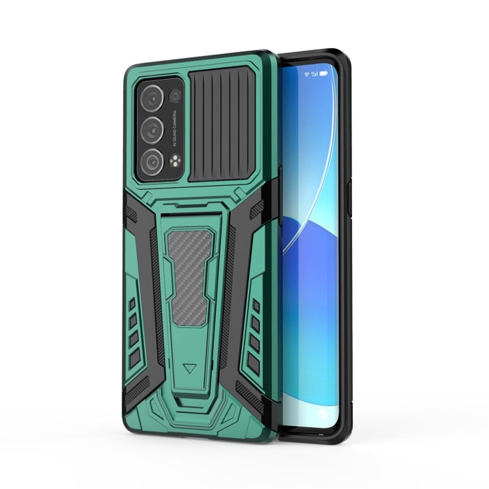 War Chariot Series Armor Todo incluido a prueba de golpes PC + TPU Funda protectora con soporte invisible, For OPPO Reno6 Pro+ 5G, For Xiaomi Redmi K40 Gaming, For Samsung Galaxy F52 5G