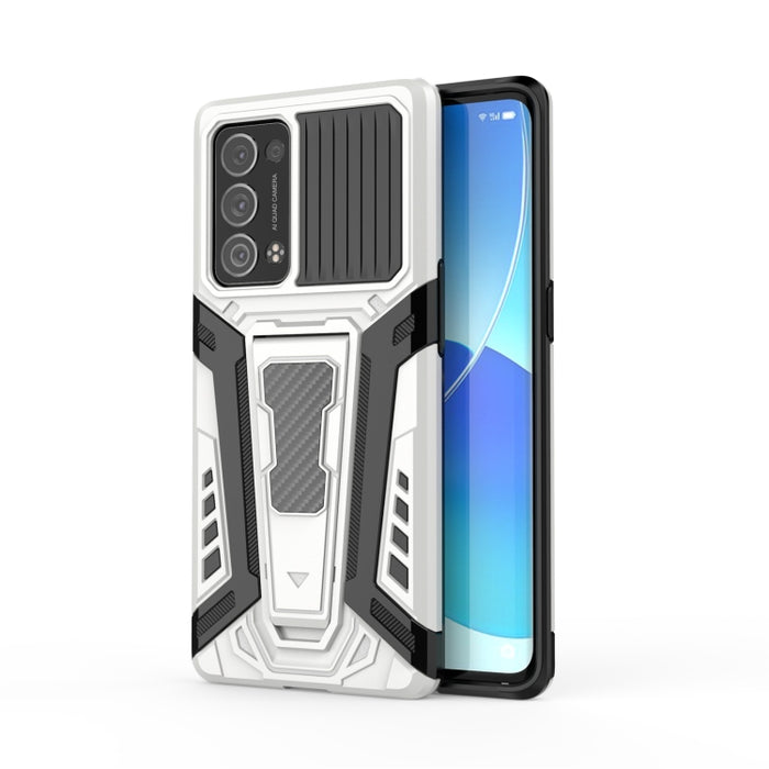 War Chariot Series Armor Todo incluido a prueba de golpes PC + TPU Funda protectora con soporte invisible, For OPPO Reno6 Pro+ 5G, For Xiaomi Redmi K40 Gaming, For Samsung Galaxy F52 5G