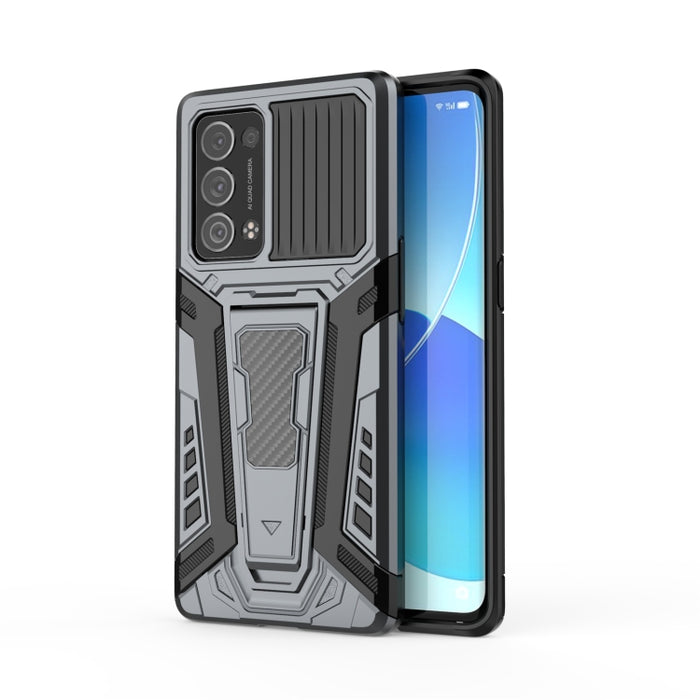 War Chariot Series Armor Todo incluido a prueba de golpes PC + TPU Funda protectora con soporte invisible, For OPPO Reno6 Pro+ 5G, For Xiaomi Redmi K40 Gaming, For Samsung Galaxy F52 5G