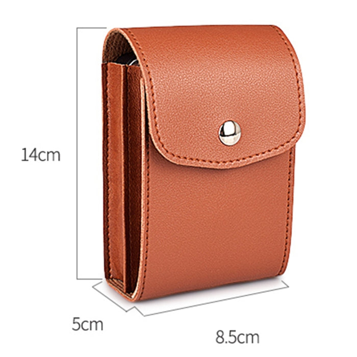 Bolsa de almacenamiento de accesorios digitales con patrón de cuero PU DY06