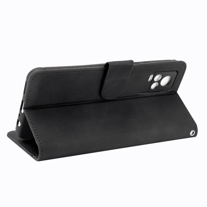 Funda de piel sintética con textura de piel de becerro con tapa horizontal y hebilla magnética con soporte, ranuras para tarjetas y cartera, For Vivo V21e 5G, For Xiaomi Mi 11 Lite