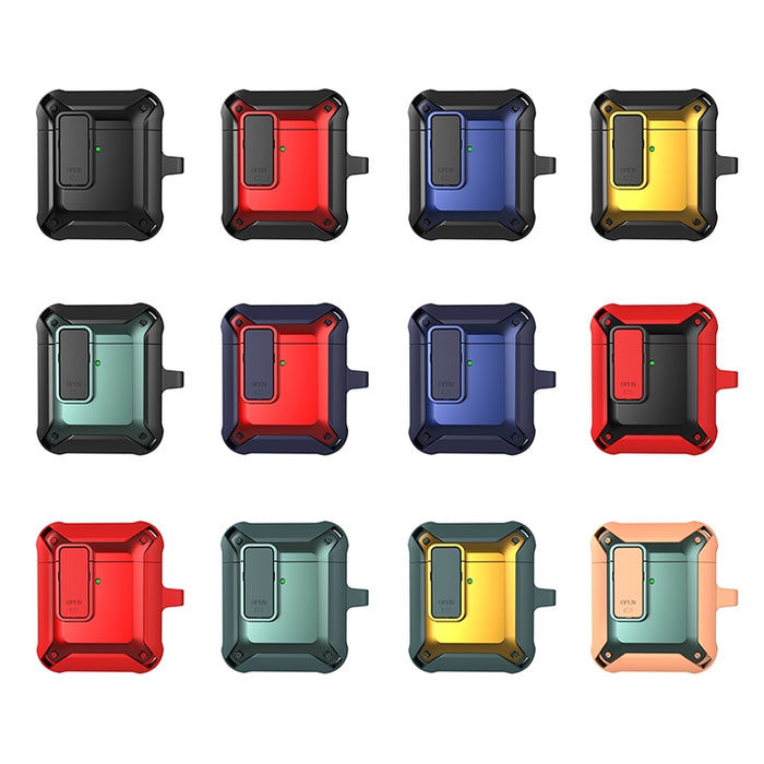 Auriculares inalámbricos Funda protectora de silicona abejorro a prueba de golpes con interruptor, For AirPods 1/2, For AirPods Pro