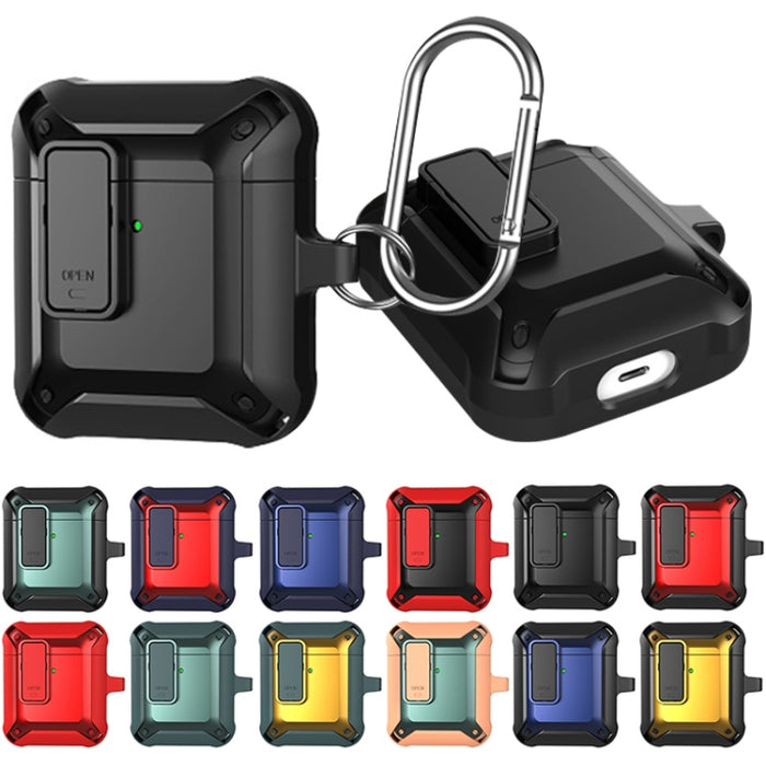 Auriculares inalámbricos Funda protectora de silicona abejorro a prueba de golpes con interruptor, For AirPods 1/2, For AirPods Pro