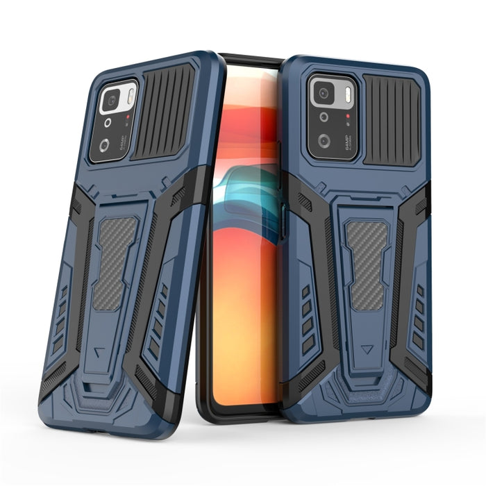 War Chariot Series Armor Todo incluido a prueba de golpes PC + TPU Funda protectora con soporte invisible, For Xiaomi Redmi Note 10 Pro 5G, For Samsung Galaxy A22 4G, For OnePlus 9 Pro
