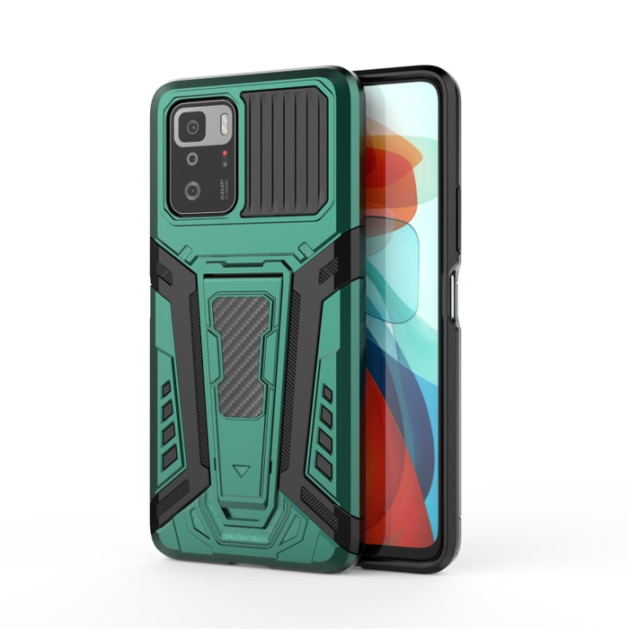 War Chariot Series Armor Todo incluido a prueba de golpes PC + TPU Funda protectora con soporte invisible, For Xiaomi Redmi Note 10 Pro 5G, For Samsung Galaxy A22 4G, For OnePlus 9 Pro
