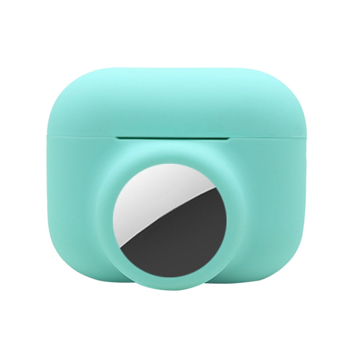 Funda protectora de silicona de cobertura total a prueba de golpes 2 en 1, For AirPods Pro / AirTag
