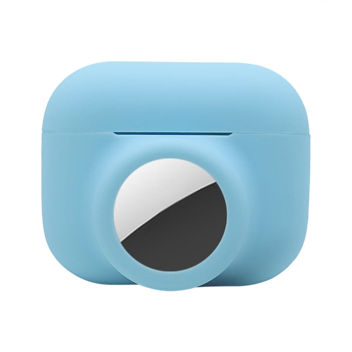 Funda protectora de silicona de cobertura total a prueba de golpes 2 en 1, For AirPods Pro / AirTag