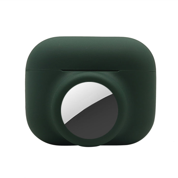 Funda protectora de silicona de cobertura total a prueba de golpes 2 en 1, For AirPods Pro / AirTag