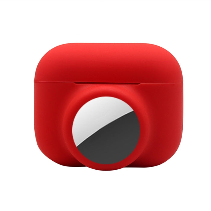 Funda protectora de silicona de cobertura total a prueba de golpes 2 en 1, For AirPods Pro / AirTag