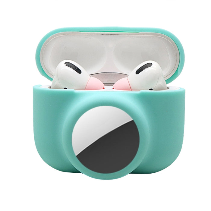 Funda protectora de silicona de cobertura total a prueba de golpes 2 en 1, For AirPods Pro / AirTag