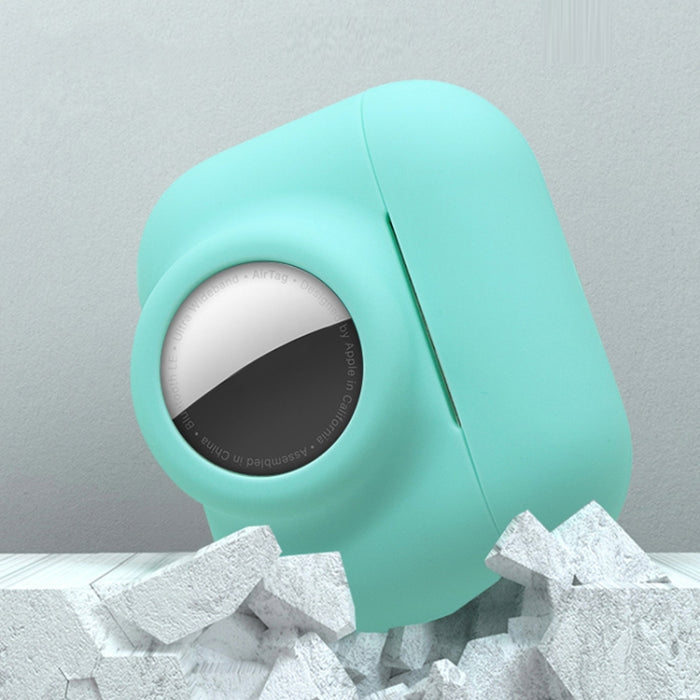 Funda protectora de silicona de cobertura total a prueba de golpes 2 en 1, For AirPods Pro / AirTag