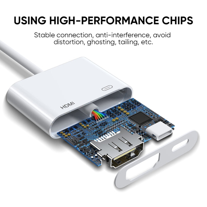 Adaptador convertidor JOYROOM S-H141 1080P de 8 pines a HDMI