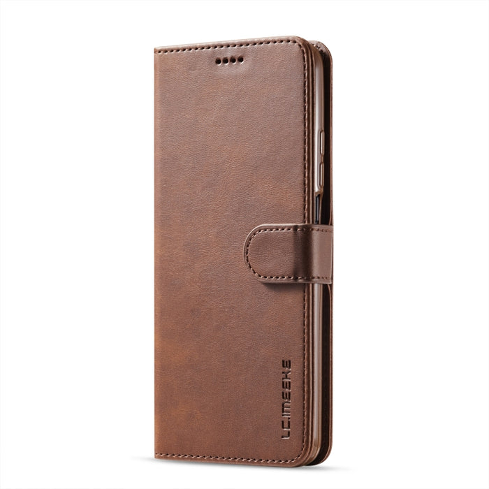 LC.IMEEKE Estuche de cuero con tapa horizontal con textura de becerro con soporte y ranuras para tarjetas y billetera, For Xiaomi Redmi Note 10 5G / Poco M3 Pro, For Samsung Galaxy A03s 164mm, For Samsung Galaxy A22 4G