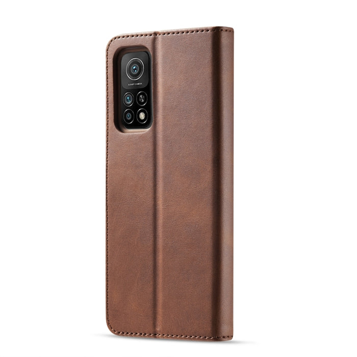 LC.IMEEKE Estuche de cuero con tapa horizontal con textura de becerro con soporte y ranuras para tarjetas y billetera, For Xiaomi Redmi Note 10 5G / Poco M3 Pro, For Samsung Galaxy A03s 164mm, For Samsung Galaxy A22 4G