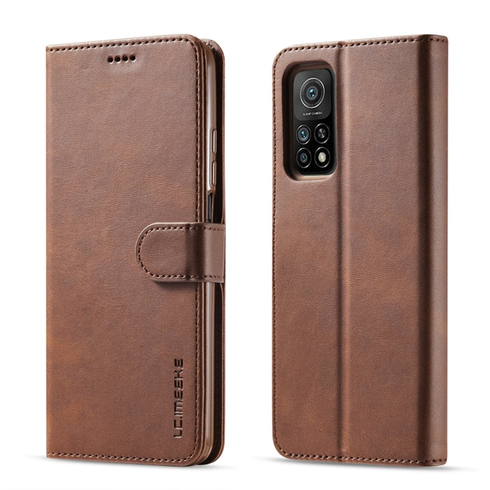 LC.IMEEKE Estuche de cuero con tapa horizontal con textura de becerro con soporte y ranuras para tarjetas y billetera, For Xiaomi Redmi Note 10 5G / Poco M3 Pro, For Samsung Galaxy A03s 164mm, For Samsung Galaxy A22 4G