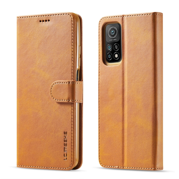 LC.IMEEKE Estuche de cuero con tapa horizontal con textura de becerro con soporte y ranuras para tarjetas y billetera, For Xiaomi Redmi Note 10 5G / Poco M3 Pro, For Samsung Galaxy A03s 164mm, For Samsung Galaxy A22 4G