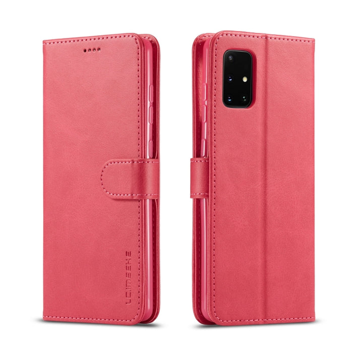 LC.IMEEKE Estuche de cuero con tapa horizontal con textura de becerro con soporte y ranuras para tarjetas y billetera, For Xiaomi Redmi Note 10 5G / Poco M3 Pro, For Samsung Galaxy A03s 164mm, For Samsung Galaxy A22 4G