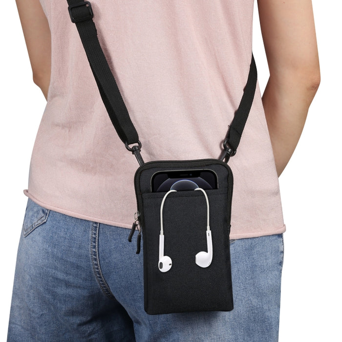 Bolso diagonal de la cintura del teléfono móvil casual impermeable de la moda universal