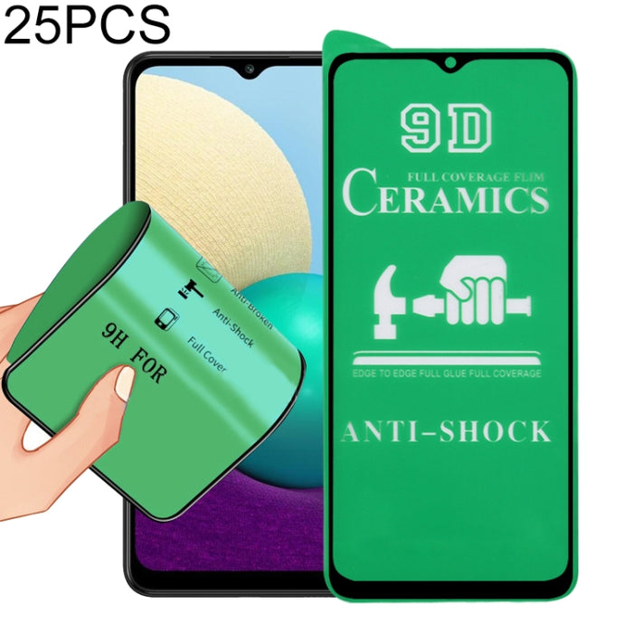 Película de cerámica con pegamento completo de pantalla completa 25 PCS 9D, For Xiaomi Mi 10T Lite 5G (25 PCS), For Xiaomi Mi 10T Pro 5G (25 PCS), For LG K22 (25 PCS), For LG K40 (25 PCS), For Samsung Galaxy M62 (25 PCS)                                ...