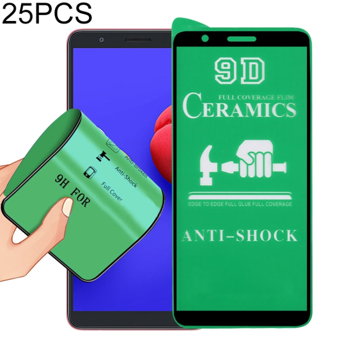 Película de cerámica con pegamento completo de pantalla completa 25 PCS 9D, For Xiaomi Mi 10T Lite 5G (25 PCS), For Xiaomi Mi 10T Pro 5G (25 PCS), For LG K22 (25 PCS), For LG K40 (25 PCS), For Samsung Galaxy M62 (25 PCS)                                ...