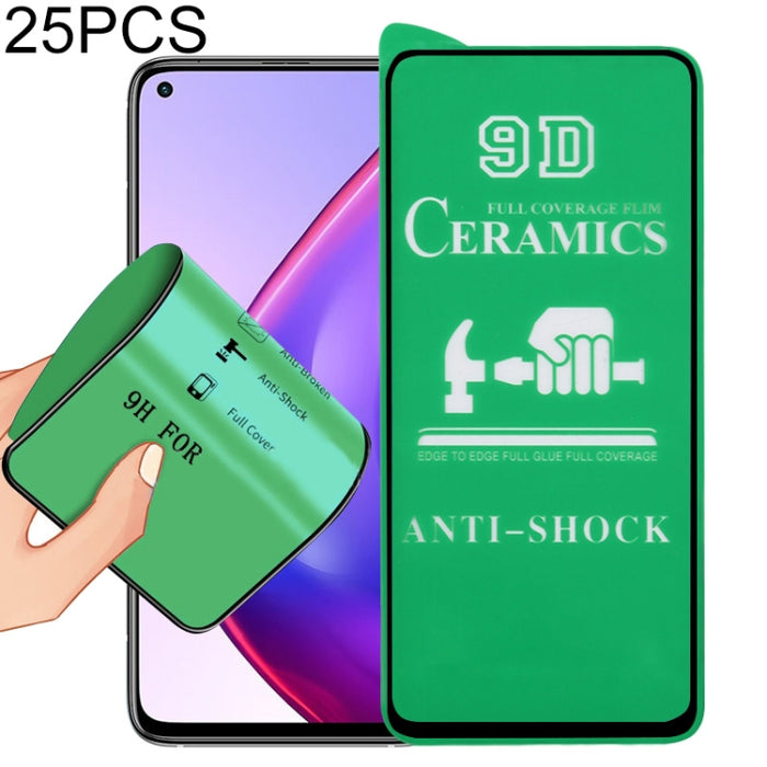 Película de cerámica con pegamento completo de pantalla completa 25 PCS 9D, For Xiaomi Mi 10T Lite 5G (25 PCS), For Xiaomi Mi 10T Pro 5G (25 PCS), For LG K22 (25 PCS), For LG K40 (25 PCS), For Samsung Galaxy M62 (25 PCS)                                ...