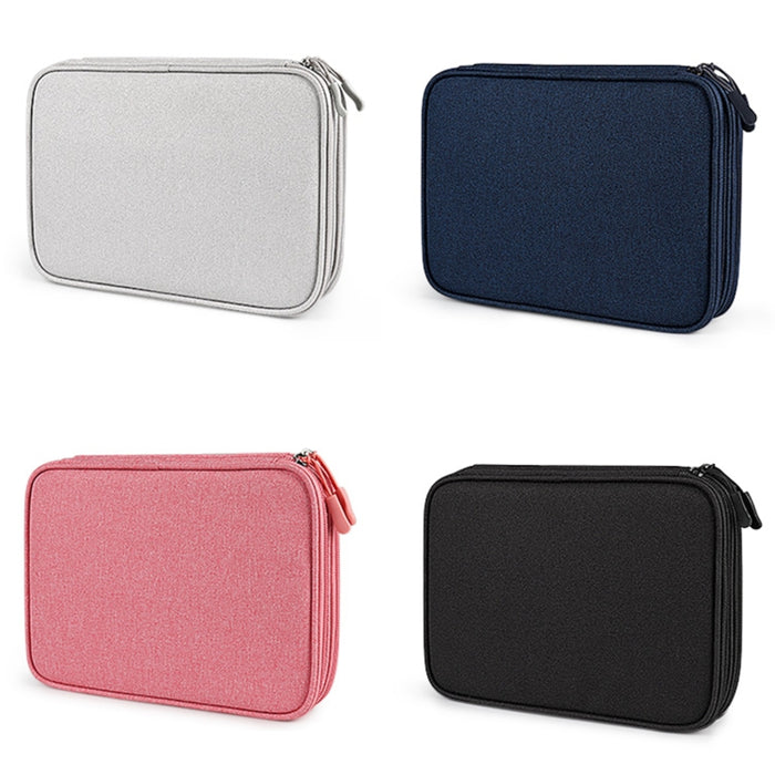 SM01S Bolsa de almacenamiento de accesorios digitales multifuncionales de doble capa