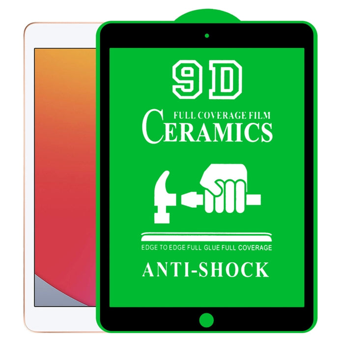 Película de cerámica de pegamento completo de pantalla completa 9D, For iPad 10.2 2021 / 2020 / 2019 (1 PC), For iPad Pro 10.5 / Air 3 (1 PC), For iPad mini 3 / 2 / 1 (1 PC), For iPad mini 2019 / 4 (1 PC), For iPad Pro 9.7 inch (1 PC)                  ...