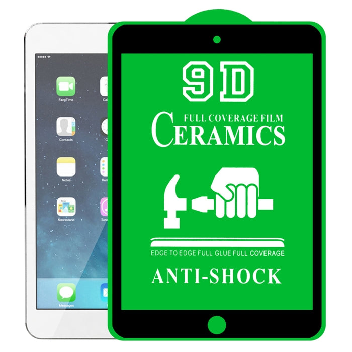 Película de cerámica de pegamento completo de pantalla completa 9D, For iPad 10.2 2021 / 2020 / 2019 (1 PC), For iPad Pro 10.5 / Air 3 (1 PC), For iPad mini 3 / 2 / 1 (1 PC), For iPad mini 2019 / 4 (1 PC), For iPad Pro 9.7 inch (1 PC)                  ...