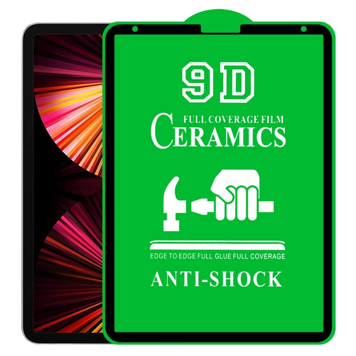 Película de cerámica de pegamento completo de pantalla completa 9D, For iPad 10.2 2021 / 2020 / 2019 (1 PC), For iPad Pro 10.5 / Air 3 (1 PC), For iPad mini 3 / 2 / 1 (1 PC), For iPad mini 2019 / 4 (1 PC), For iPad Pro 9.7 inch (1 PC)                  ...