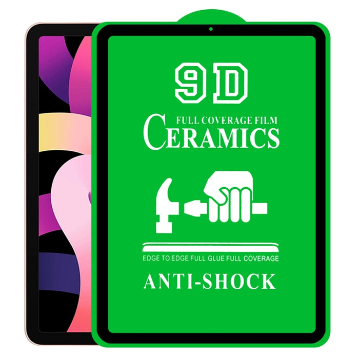 Película de cerámica de pegamento completo de pantalla completa 9D, For iPad 10.2 2021 / 2020 / 2019 (1 PC), For iPad Pro 10.5 / Air 3 (1 PC), For iPad mini 3 / 2 / 1 (1 PC), For iPad mini 2019 / 4 (1 PC), For iPad Pro 9.7 inch (1 PC)                  ...