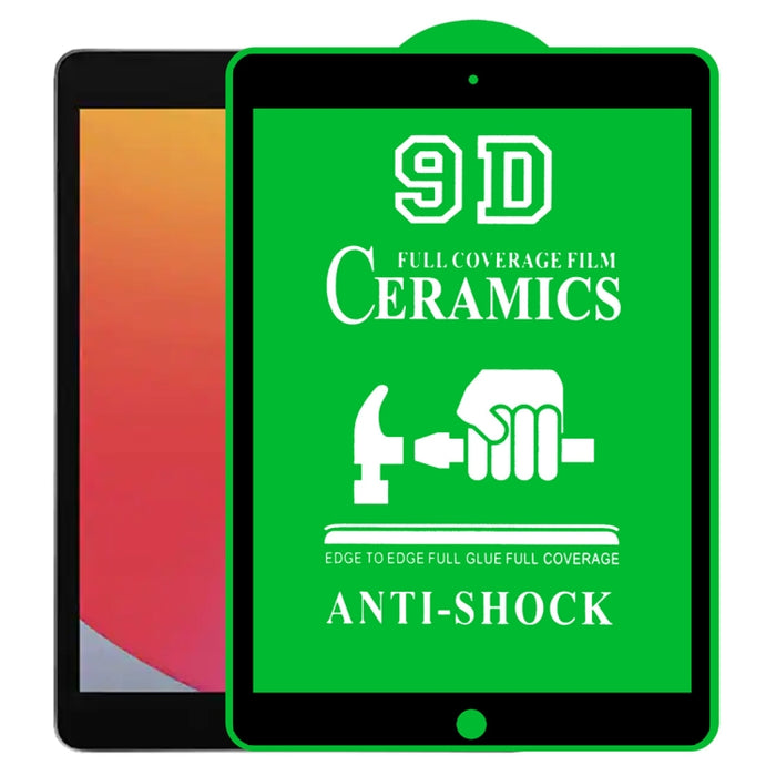 Película de cerámica de pegamento completo de pantalla completa 9D, For iPad 10.2 2021 / 2020 / 2019 (1 PC), For iPad Pro 10.5 / Air 3 (1 PC), For iPad mini 3 / 2 / 1 (1 PC), For iPad mini 2019 / 4 (1 PC), For iPad Pro 9.7 inch (1 PC)                  ...