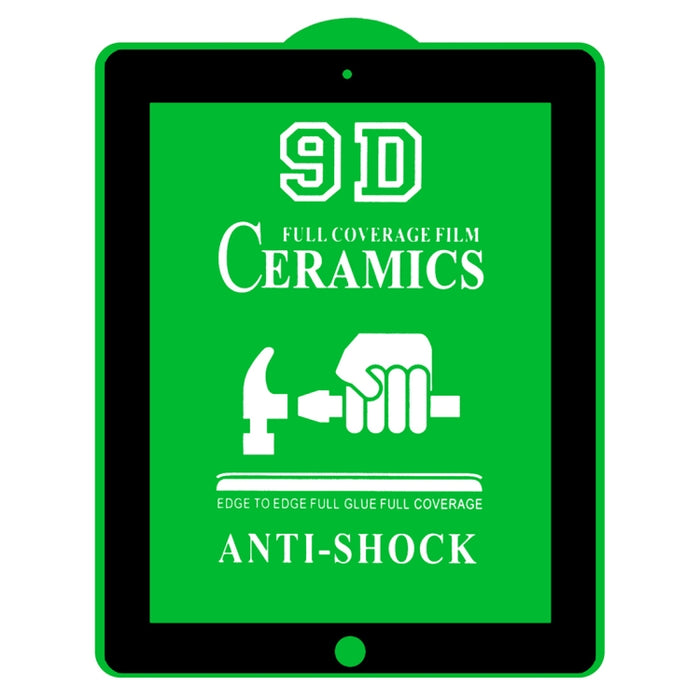 Película de cerámica con pegamento completo de pantalla completa 25 PCS 9D, For iPad 4 / 3 / 2 9.7 inch (25 PCS), For iPad 10.2 2021 / 2020 / 2019 (25 PCS), For iPad Pro 10.5 / Air 3 (25 PCS), For iPad mini 3 / 2 / 1 (25 PCS)                           ...